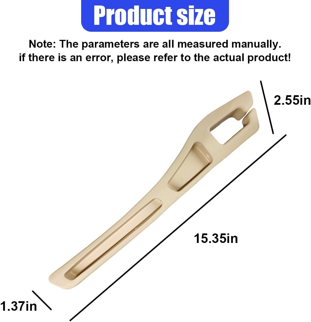 2PCS Car Seat Gap Filler Organizer, Car Center Console Side Plug with Storage Slot Prevent Falling, Multifunctional Vehicle Interior Phone Holder Accessories for Cars, Trucks, SUVs (Beige) - Image 2