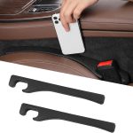 2-Pack Car Seat Gap Filler – Universal PU Leather Car Seat Gap Cover, Designed to Fill Gaps Between Seats and Console. Car Seat Side Gap Filler Prevents Items from Falling