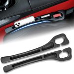 Car Seat Gap Filler Organizer 2 Pack, Universal Seat Gap Plug with Storage | Universal Fit for Most Cars, SUVs and Trucks, With a Storage Slot and Seat Belt Opening to Help Block Dropped Everyday Items